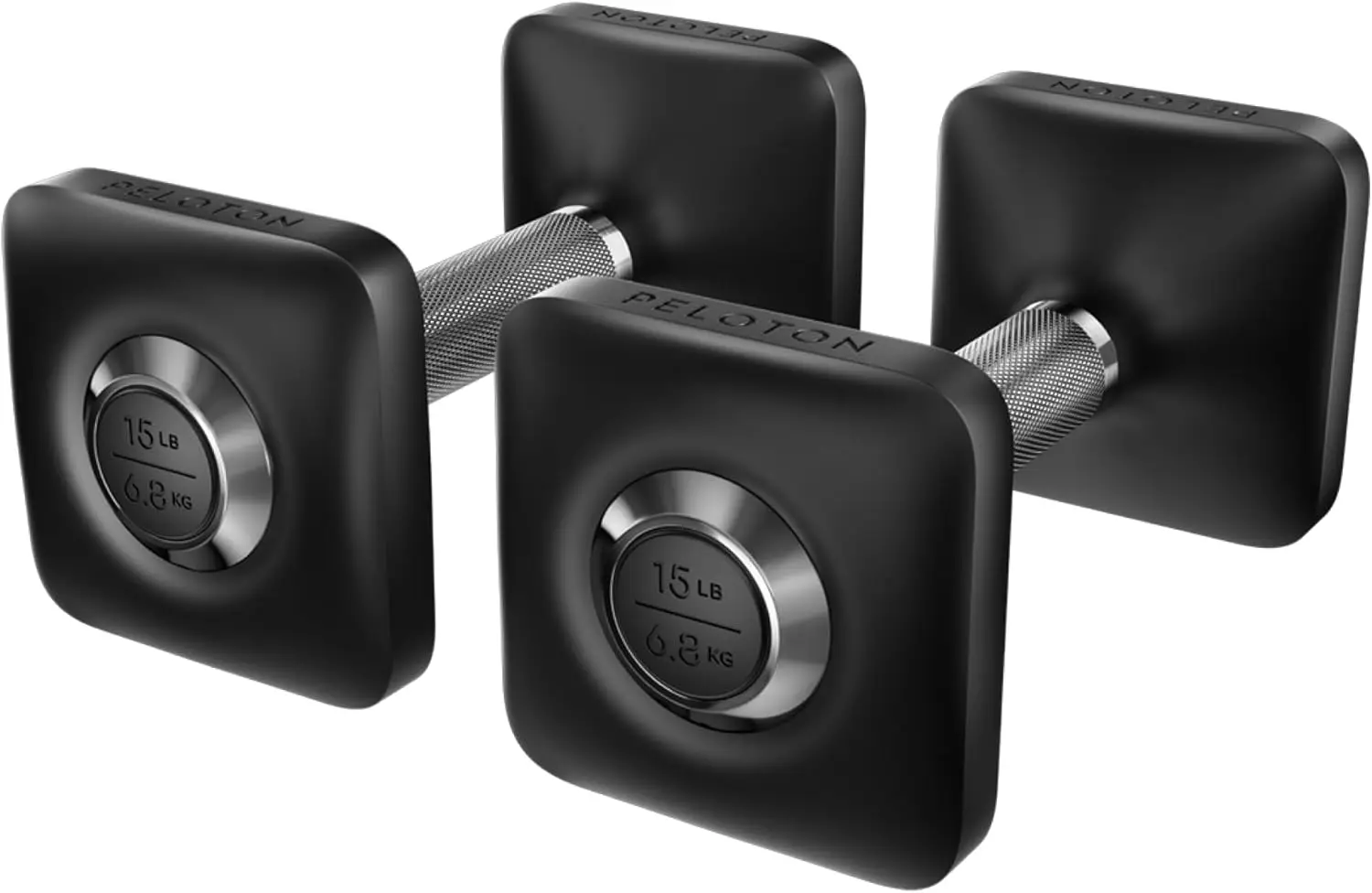 Home Gym - Cast Iron Dumbbells with Urethane Coating, Non-Slip Grip, Set of Two