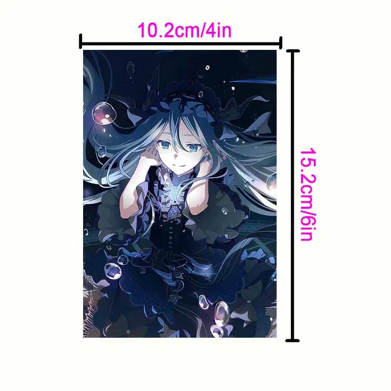 10/30Pcs Anime Game Project Sekai Wall Collage Kit Cute Cartoon Figure Postcards Greeting Wish Card Home Decor Mural Teens Gifts
