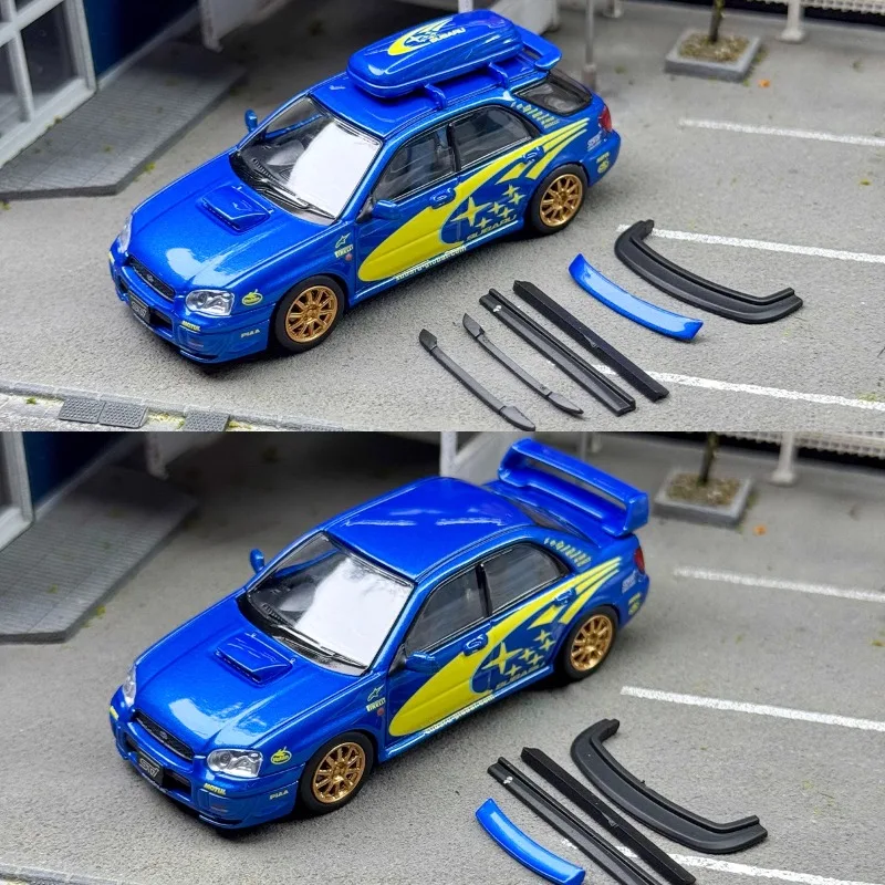 

1:64 Subaru lmpreza WRX STI 8th Generation Die-cast alloy car model collection ornament, boys' toy, adult decorative gift.