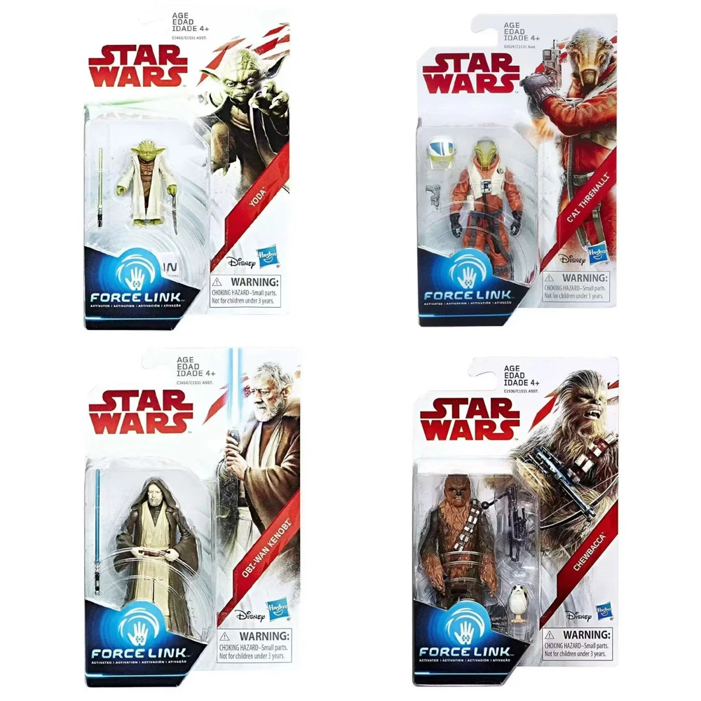 4pcs/set Star War Mandalorian Little Child Baby YODA Chewbacca Obi-wan kenobi C'ai Threnalli Figure Toys