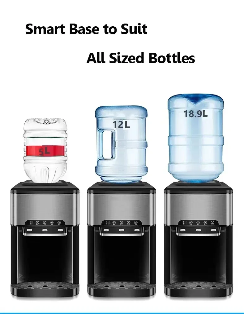 Impeccable transfrontalier 3 en 1 distributeur d'eau automatique Machine à glace Machine à glace électrique automatique avec eau Di