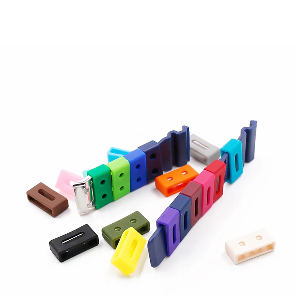 

3pcs Silicone Watch Band Loop 16Mm Black Replacement Retaining Rings For Ga110 Ba Durable Strap Fastener Holder Wristband