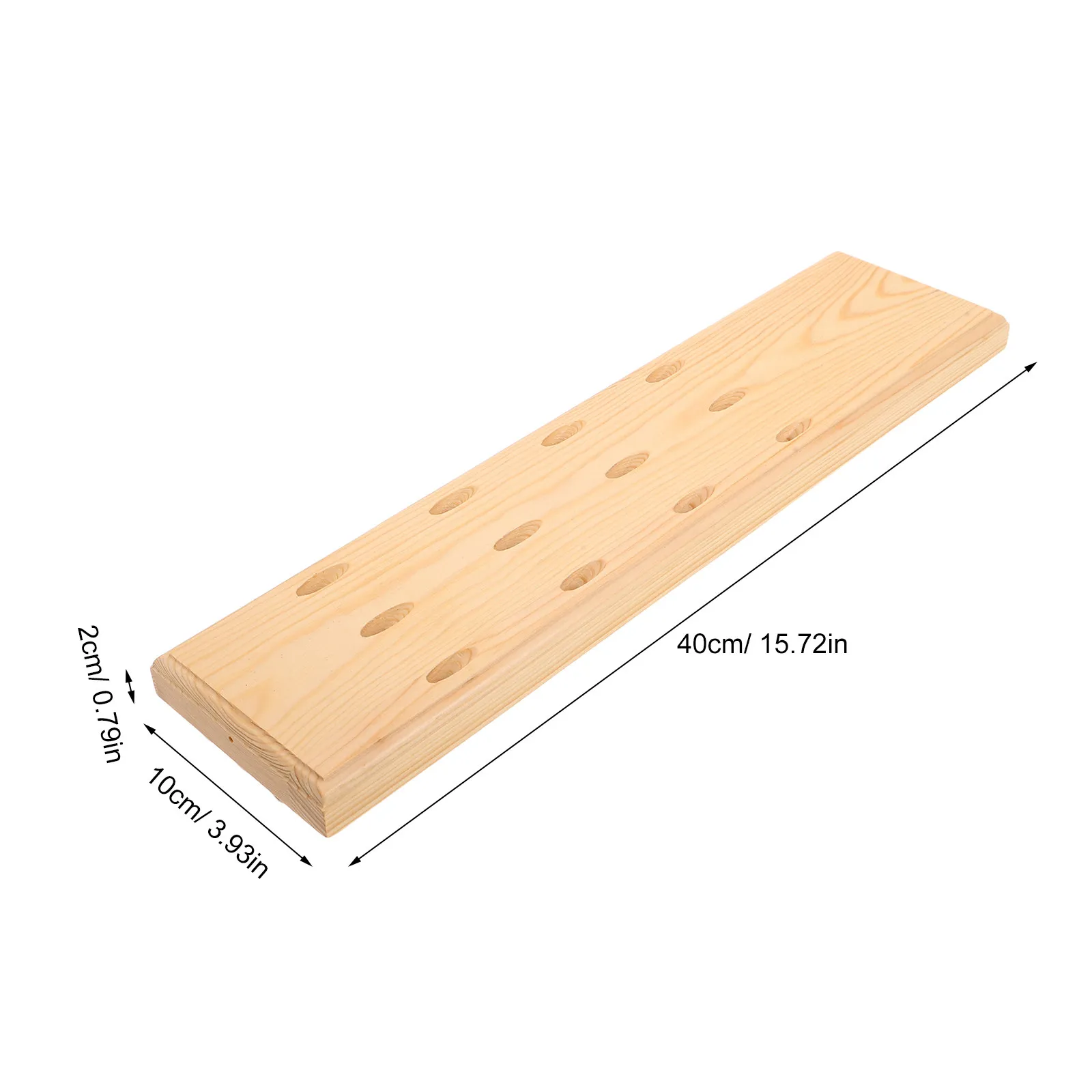 12 Slot Solid Wood Wall Mounted Dart Rack Steel Tip Soft Tip Dart Holder Home Office Game Room Storage Organizer