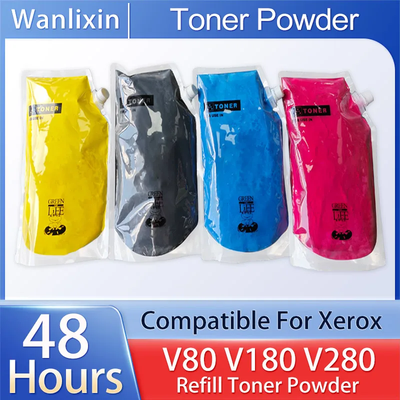 1000g High Quality Toner Powder V80 V180 V280 toner Color Compatible for Xerox Versant 80 180 V170 Press CT202292 Printer TONER