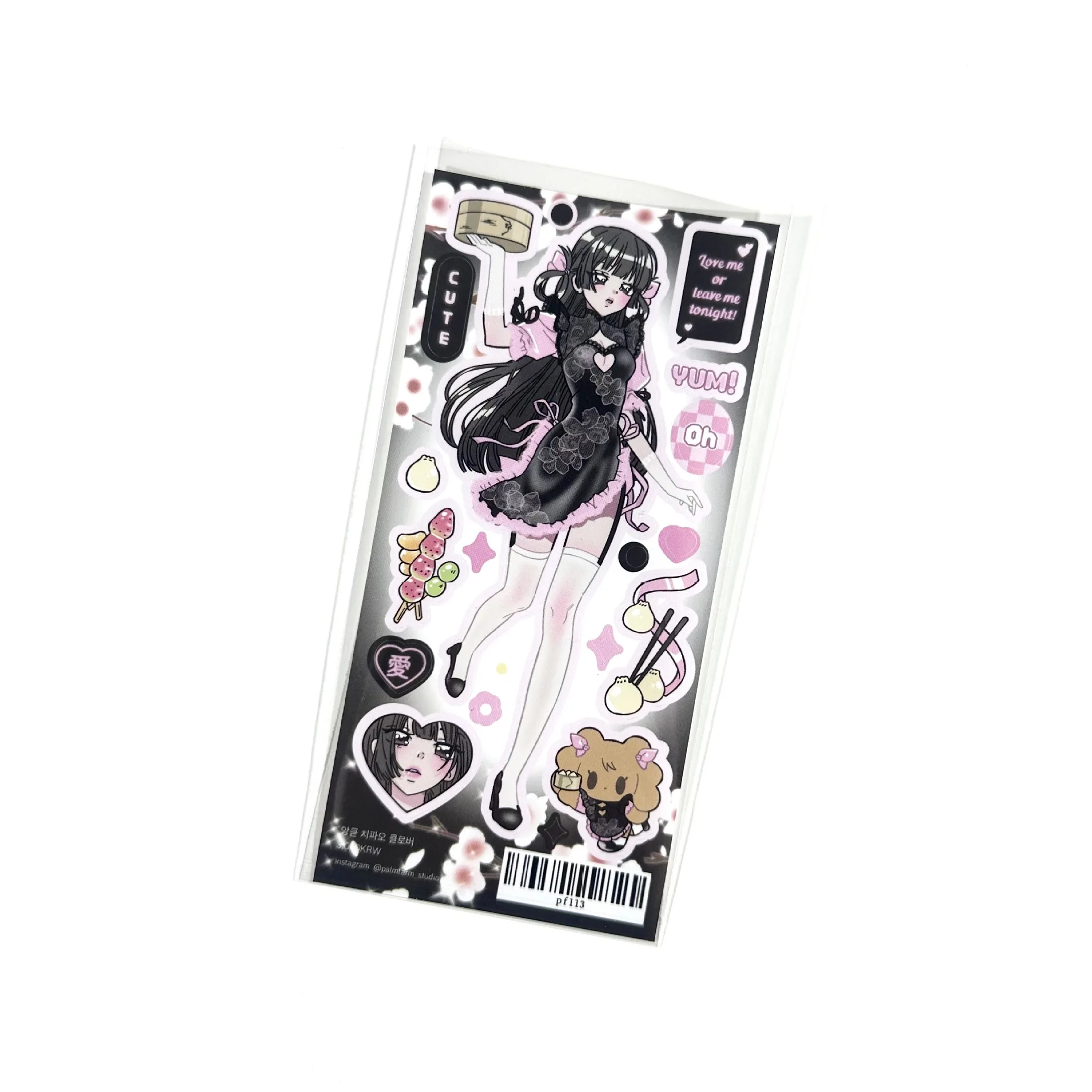 Cute Angel & Demon Character Sticker Pack