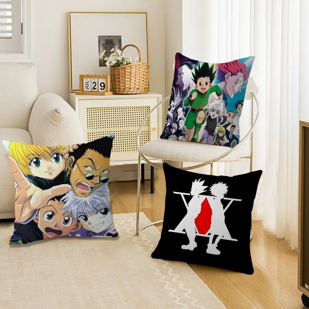Anime Hunter X Hunter Personalized Pillow Cover Kids Bedroom Wild Party Decor Pillowcase kid Birthday shower Gift
