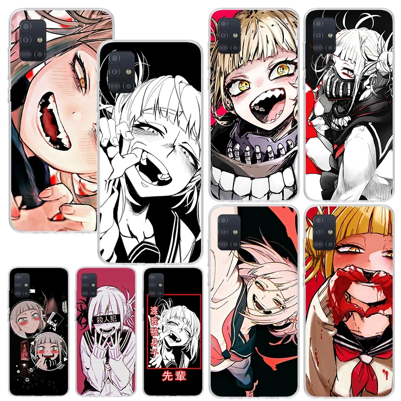 Himiko Toga Waifu Anime MHA Phone Case For Samsung A51 A41 A31 A21S A11 A01 A71 A50S A40 A30S A20E A10S A70 A6 A7 A8 A9 Plus Bac