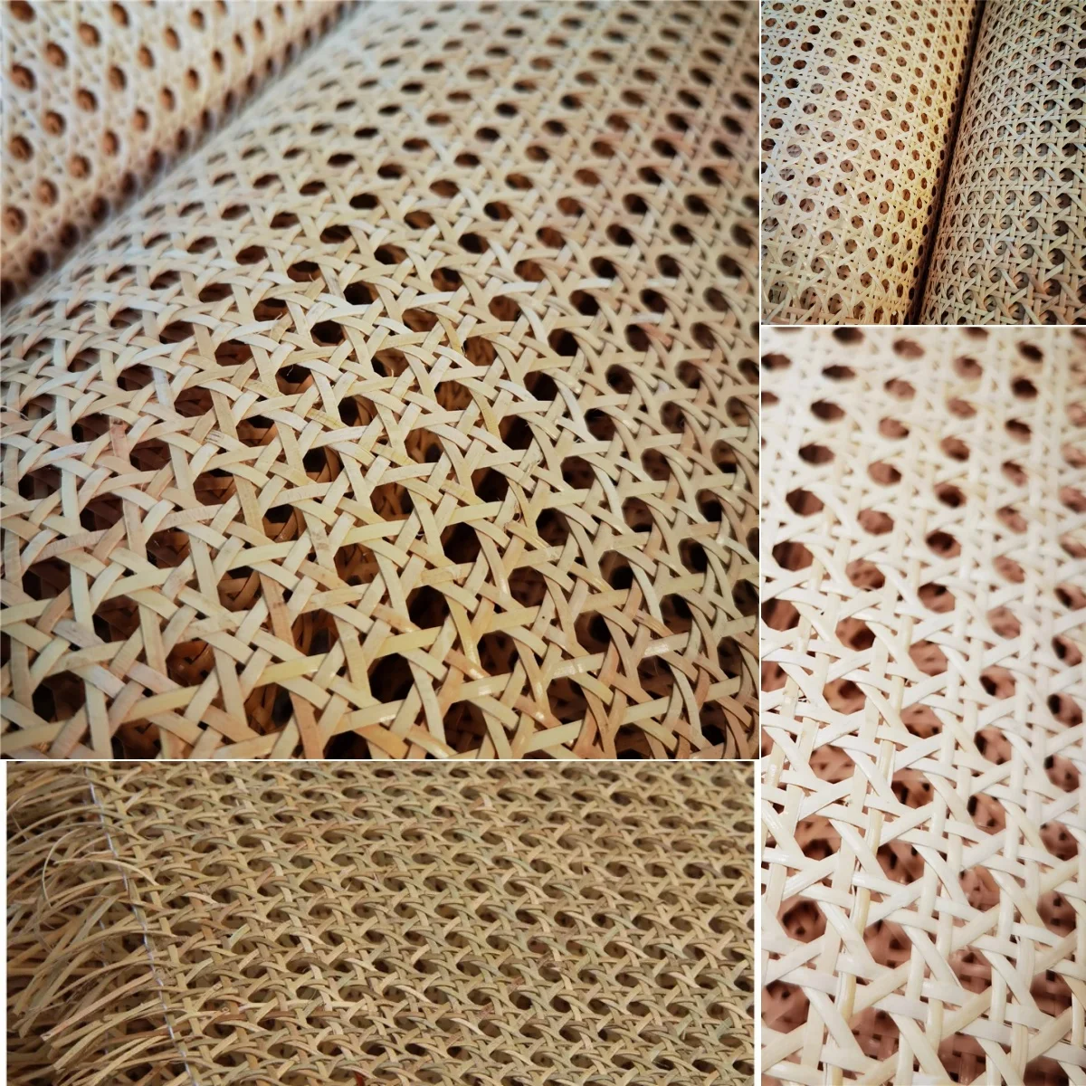 

2.5-3.4 Meters 40cm/45cm Width Real Natural Indonesian Rattan Wicker Cane Webbing Table Chair Repair Material Furniture Decor