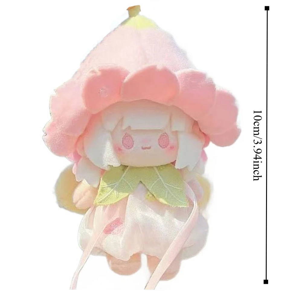 Sakura Elf 10 cm coton poupée vêtements fleur chapeau robe poupée vêtements tenue beau costume poupée habiller ensemble 10 cm coton poupée
