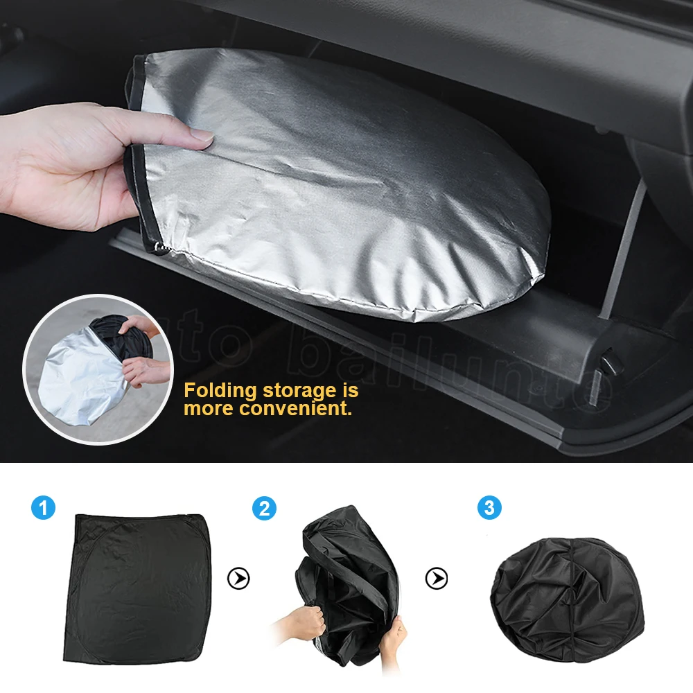 Windshield Sun Shade For Honda HRV HR-V 2016 2017 2018 2019 2020 2021 2022 Sunshade Window Sun Visor Protector UV Rays