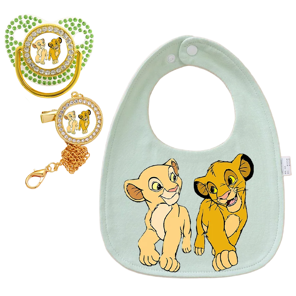 

Baby pacifier and clip Kawaii Baby Feeding Apron Baby Newborn Pacifier Suitable for boys and girls 0-12 months old for home