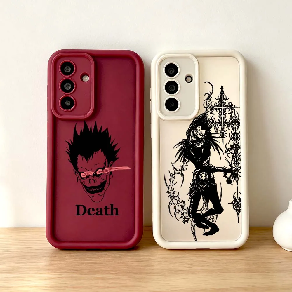 Dark Death Note For Samsung Galaxy A73 A72 A71 A56 A55 A35 A25 A54 A53 A52 A51 A32 Eye Ladder Phone Case Gift