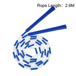 2.6m Beading Jumping Rope for Beginner Exercise Fitness Jump Ropes Bamboo Beaded PVC Cord Skip Wire Body Sports Muscle Relax