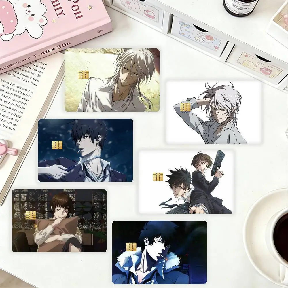 

P-PSYCHO-PASS HD Waterproof Card Skins Protective Stickers for Credit Bank Game Cards