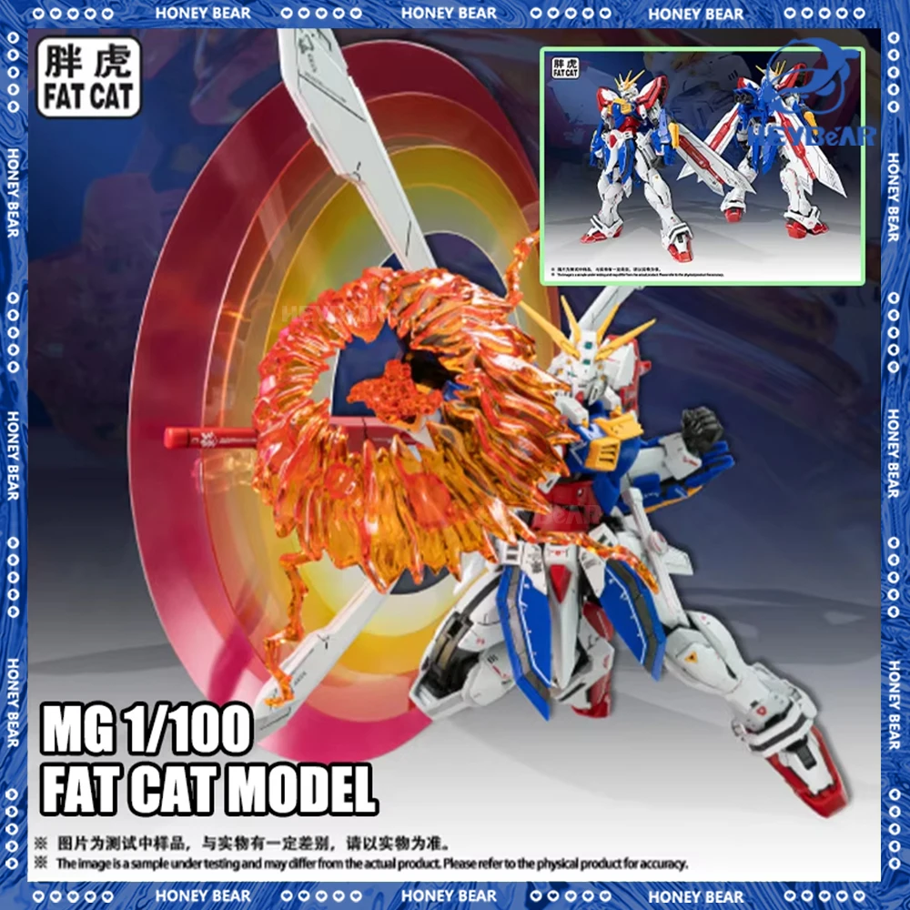 

In Stock Fat Cat Model Mg 1/100 God Assembly Model Kit Special Rg 1/144 Enlarged Version Action Figure Plastic Model Kids Toy