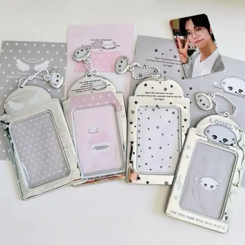3 Inch Photo Frame Creative Freestanding Card Display Stand Thin Photo Protective Case for Desktop Small Space Decor