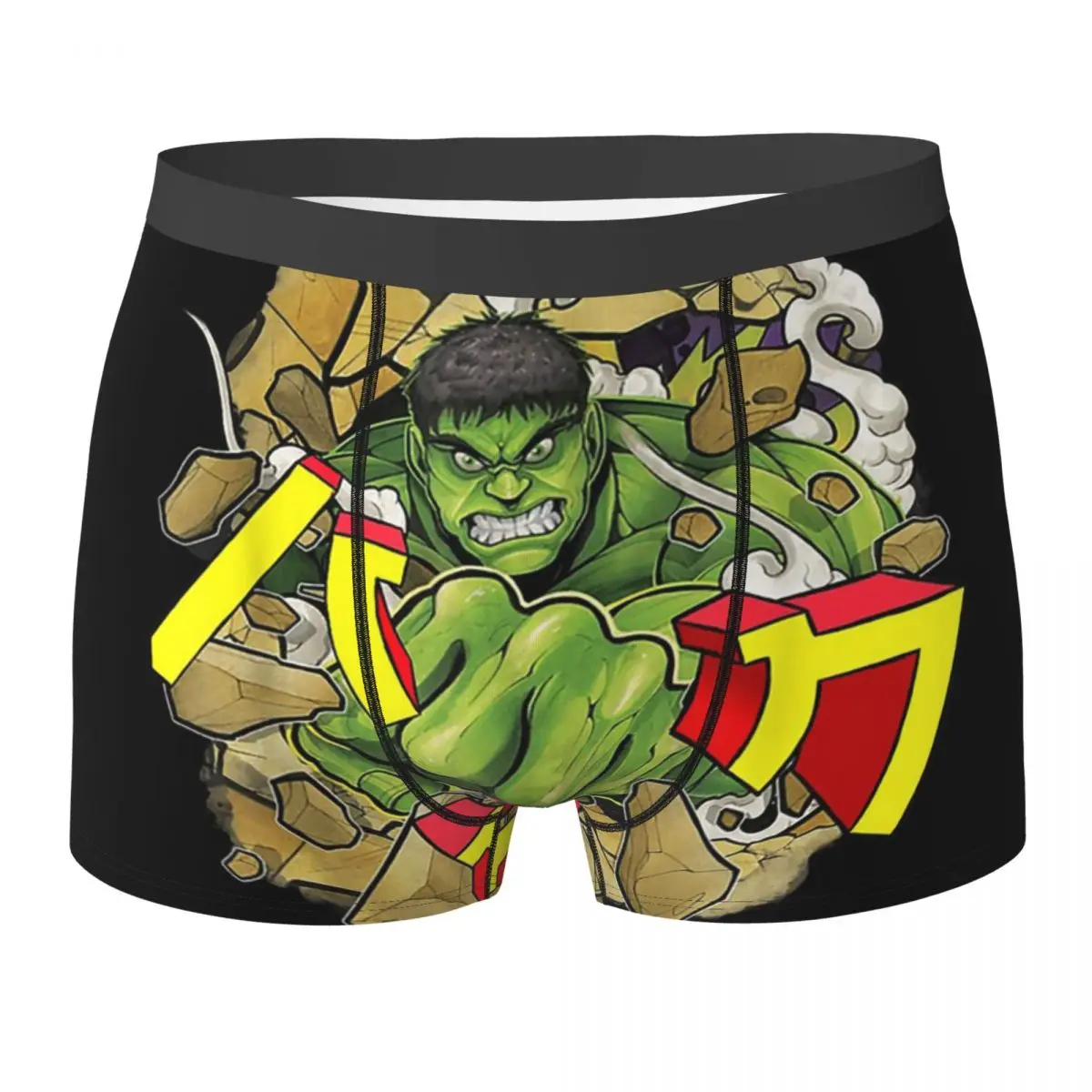 Boxer Underpants Shorts Hulk Incredible Dad Panties Men's Soft Underwear for Homme Man Boyfriend Gifts