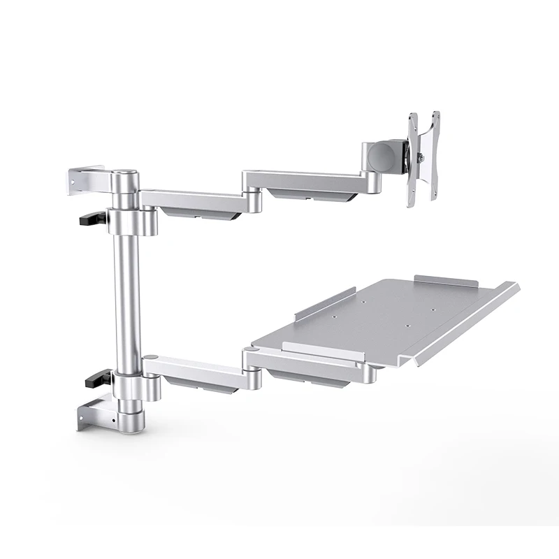 

Wall-mounted industrial electromechanical equipment computer screen keyboard mouse pallet folding rack