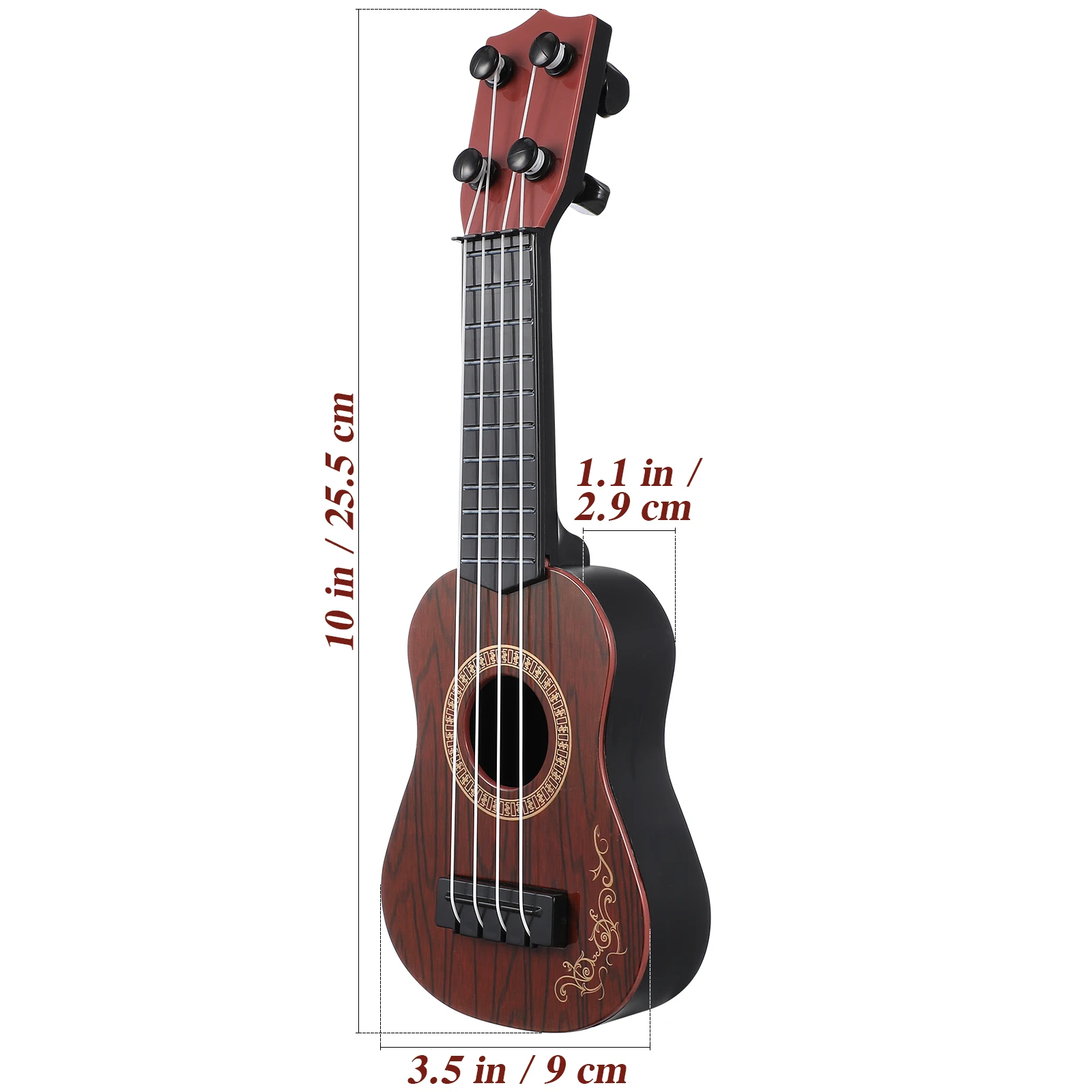 Kids Small Guitar Musical Mini Classical Ukulele Guitar Lightweight Party Supplies Adjustable for Children Holiday Gifts