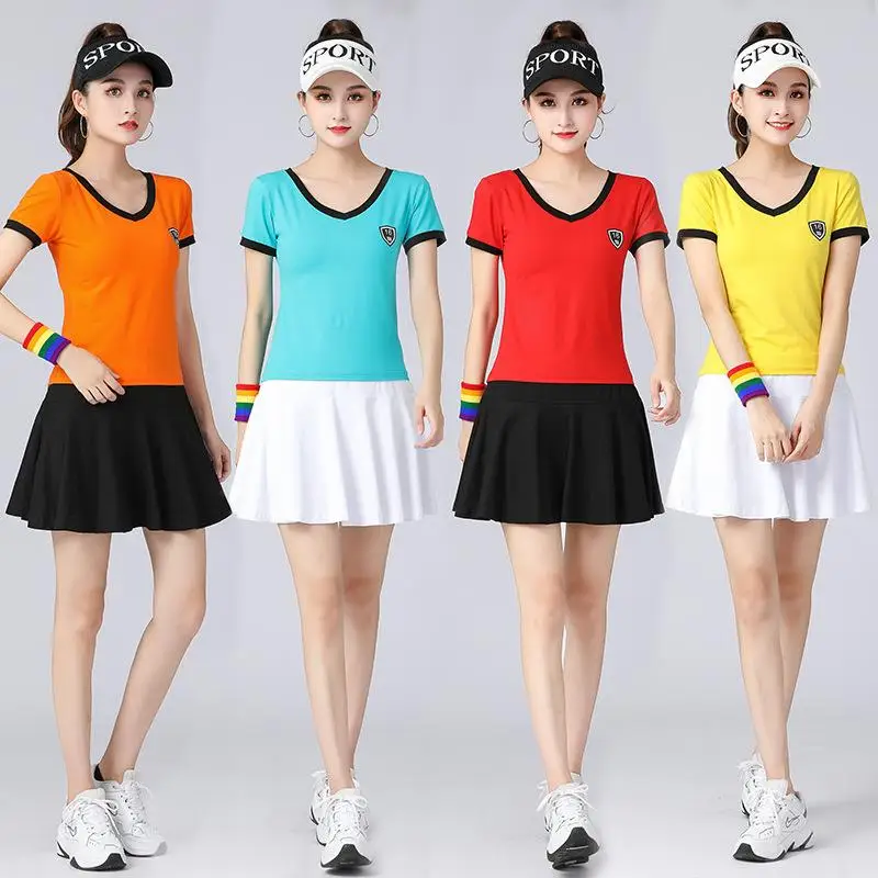 traje-de-baile-cuadrado-nuevo-modelo-de-verano-cuello-en-v-manga-corta-uniforme-deportivo-para-fitness-danza-y-actuacion