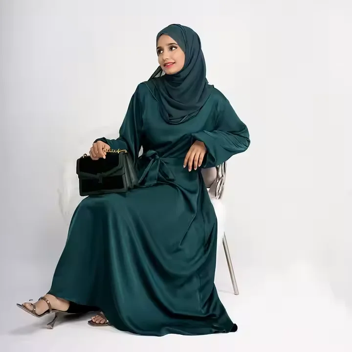 Ramadan Abaya Abito musulmano Turchia Caftano Donne Caftano Marocain Kebaya Jalabiya Abito Islam Abbigliamento Robe Femme Musulmane Abiti