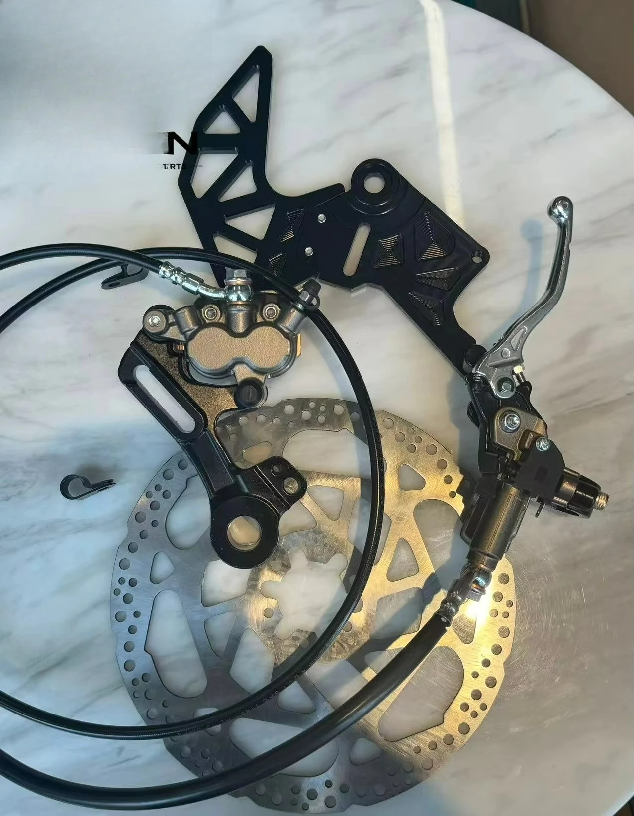 Ultra Bee Brake for Light Bee LBX Rear Brake Caliper Kit Bracket for Talaria XXX X3 MX3 MX4 Modified Parts with Brushless Motor