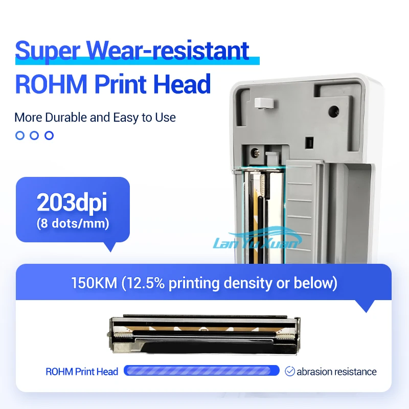 USB+BT+Holder(Free Label Gift) Smart  Printer 110mm Thermal   Shipping   Express Warehouse Use