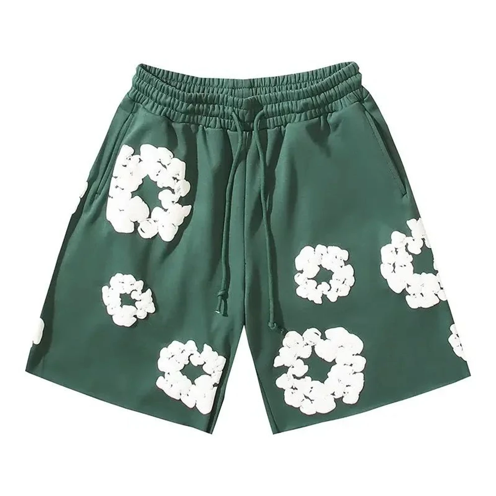 2025 Men's Fashion Quick-drying Sports Shorts Kapok Printed American Shorts Comfortable and Breathable Hot Trendy Casual Shorts image 6