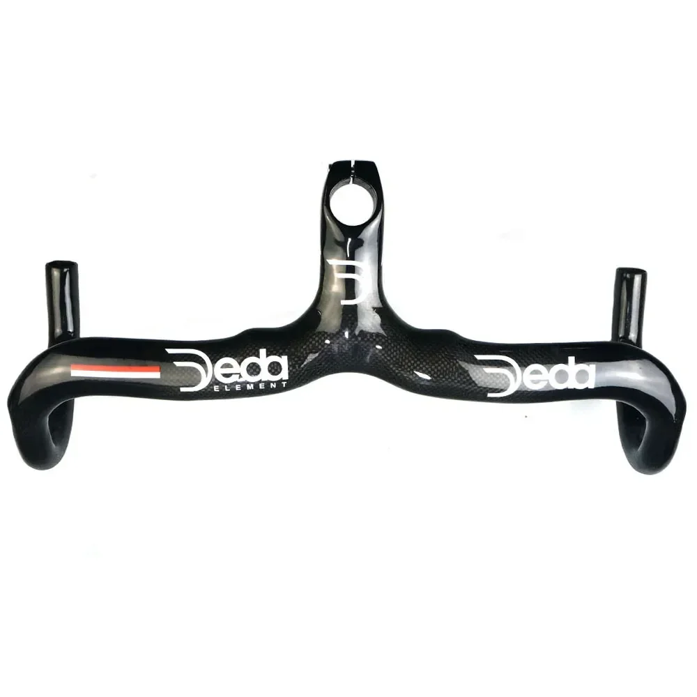 DEDA Full Carbon Fiber Road Bicycle Handlebar Integrated Bent Bar Internal Routing Road Bike Parts