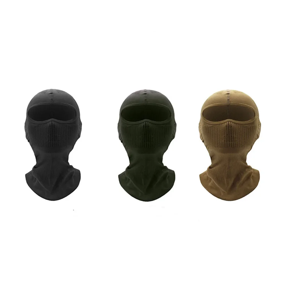 Tactical Outdoor Cycling Helmet Mask Outdoor Sports Neck Protection Sun Protection Seamless Motorcycle Cycling Full Face Mask