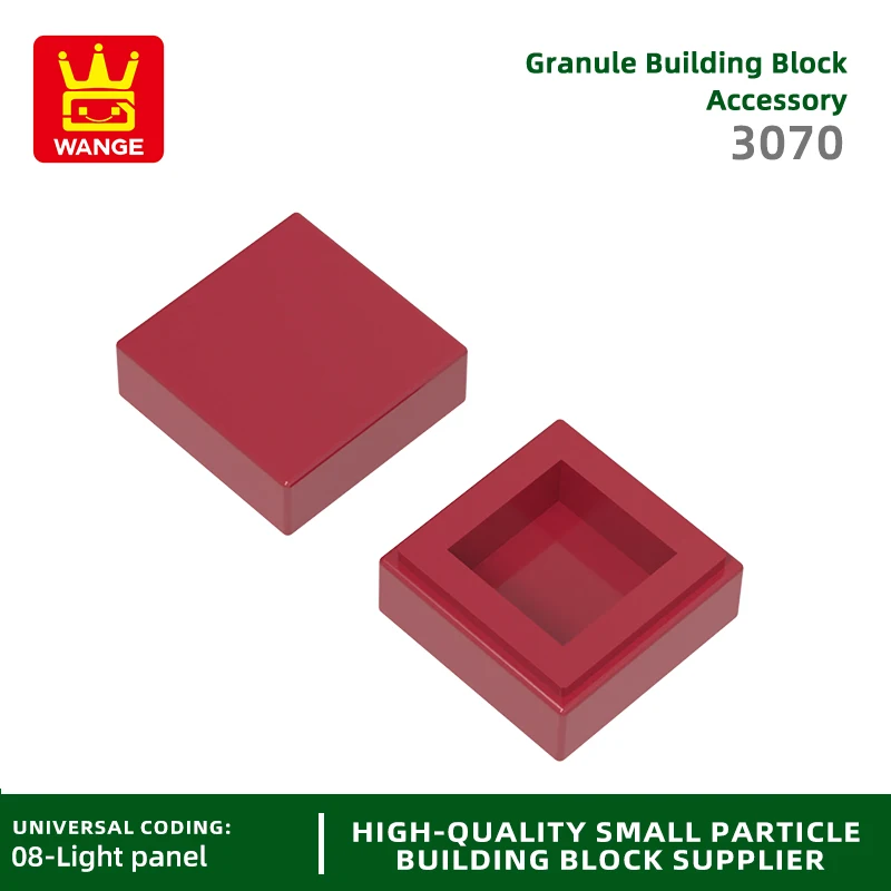Wange 666 Pz/lotto 3070 1x1 Area Luce Moc In Legno Parti Sparse Compatibile con Mattoni FAI DA TE Giocattolo Per Bambini Assemblaggio Regalo Scatola di Immagazzinaggio