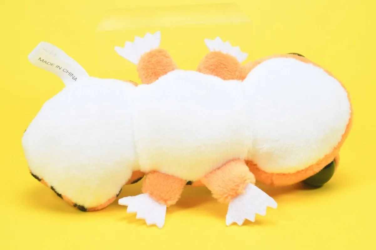 퀄리아 캡슐 토이 귀여운 카와이 레오파드 게코 플러시 토이 디아블로 블랑코 도마뱀 파충류 인형 볼 체인 가방 키 펜던트 피규어