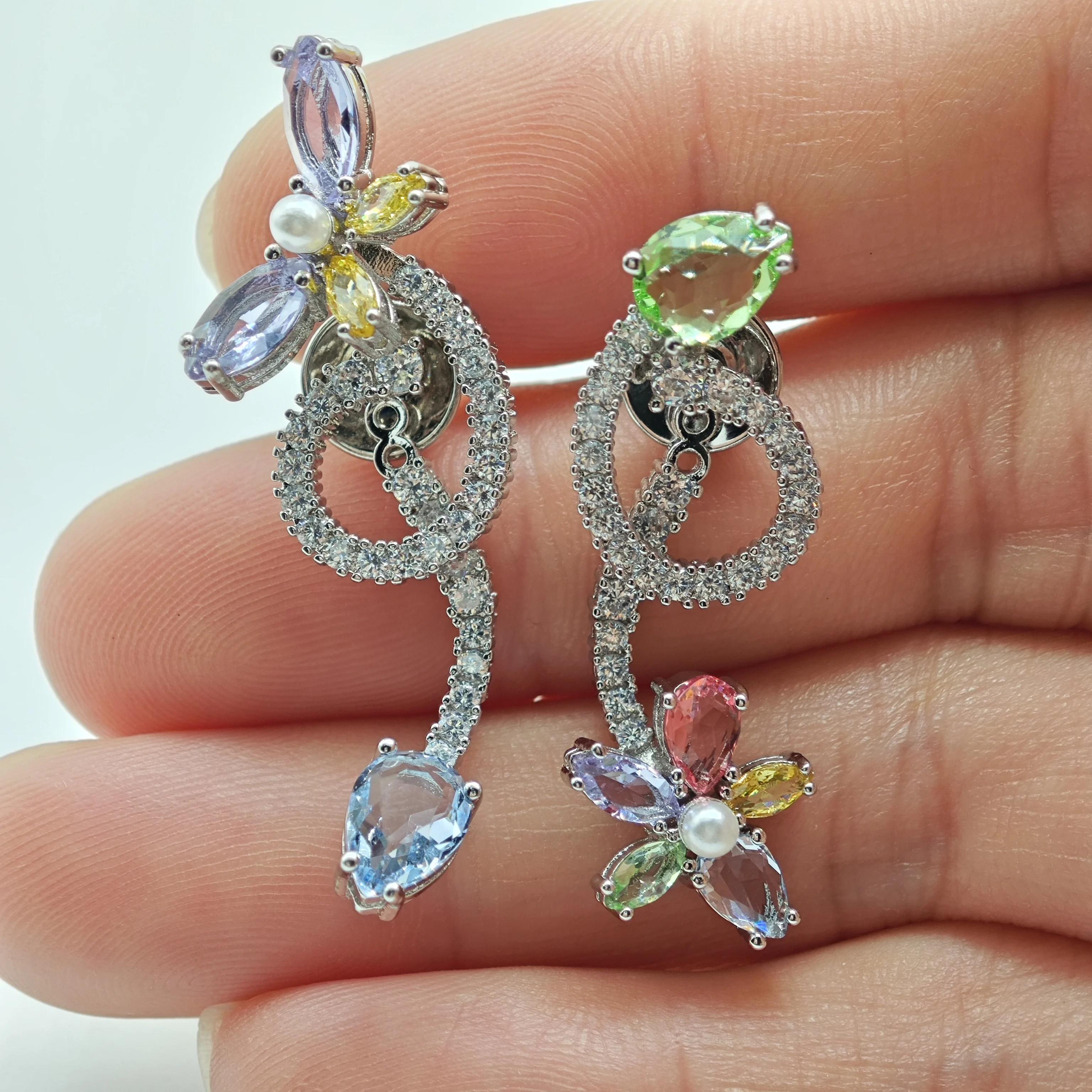 Nouvel ensemble de bijoux pour femme, édition anniversaire 2026 : Collier, bague et boucles d'oreilles en cristal libellule violette enchanteur de haute qualité