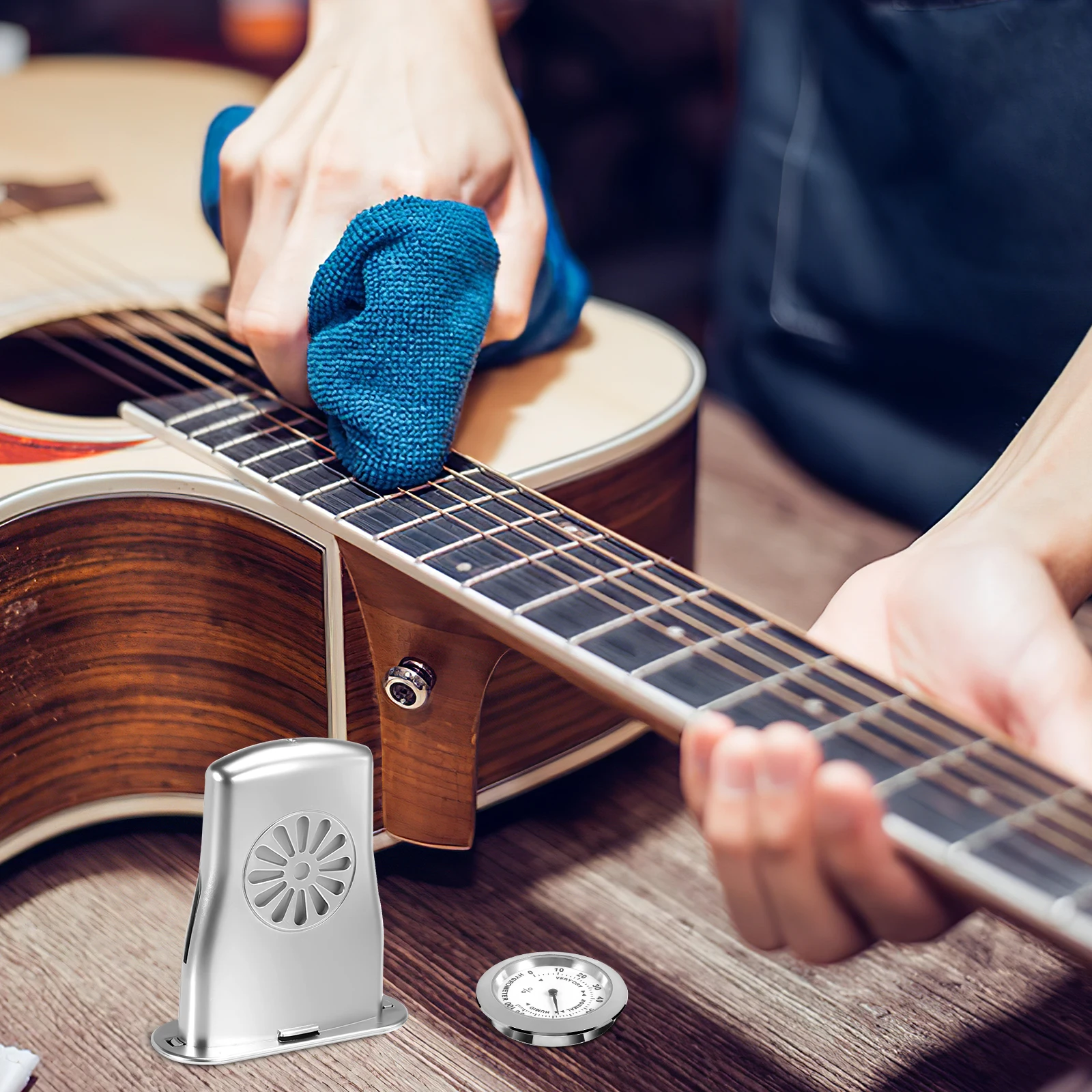 

Hygrometer Humidifier Humidity Sauna Thermometer Guitar Acoustic Violin and Humidifiers