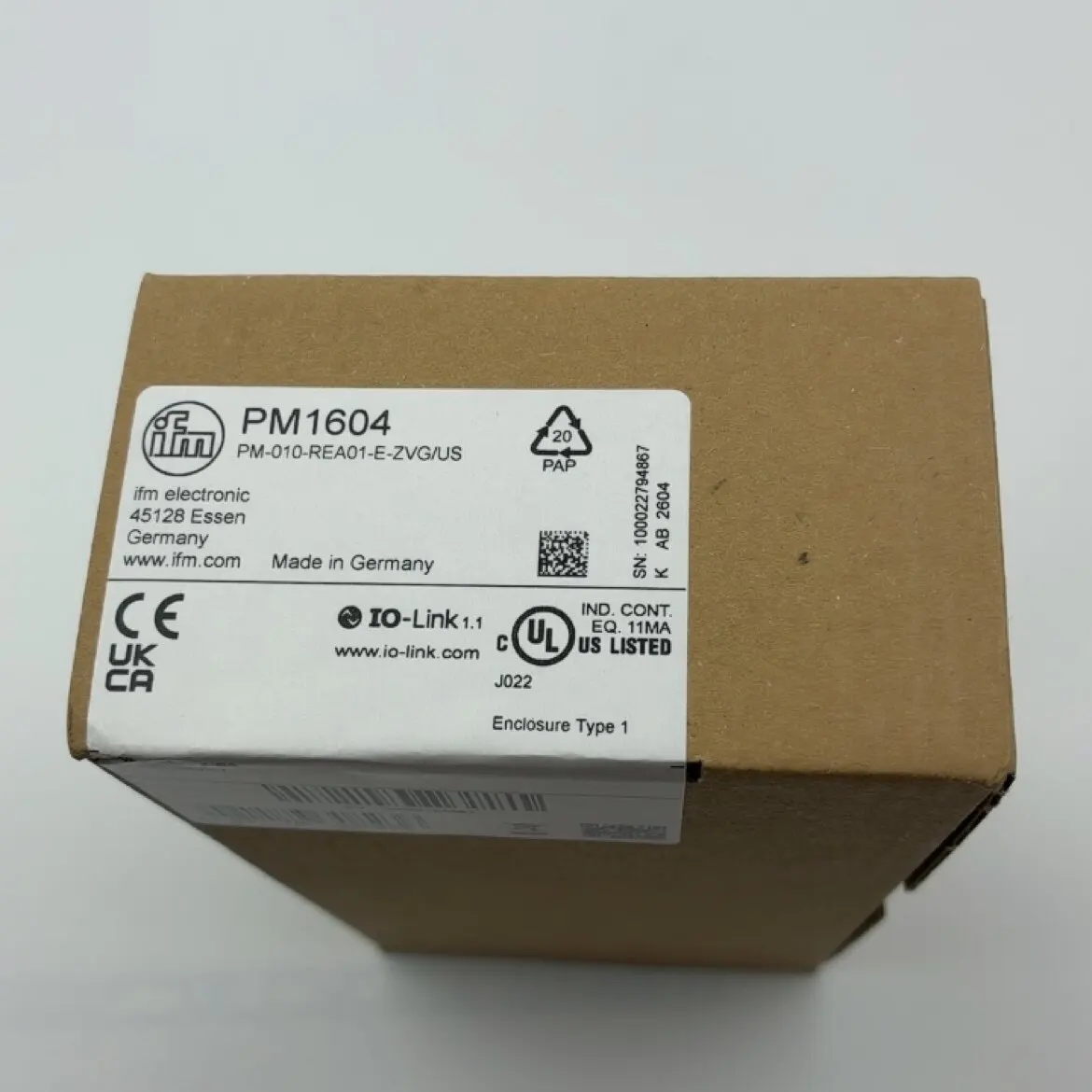 IFM pressure sensor transmitter PM1602 PM1603 PM1604 PM1605