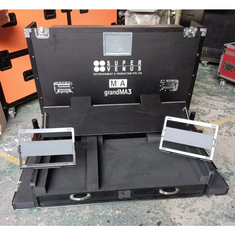 Customized Flight Case for GMA3 on PC and Command Wing and Fader Wing Dual Flight Road Case