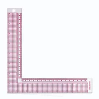 Règle de courtepointe en plastique pour patchwork de couture, artisanat de coupe de vêtement 1