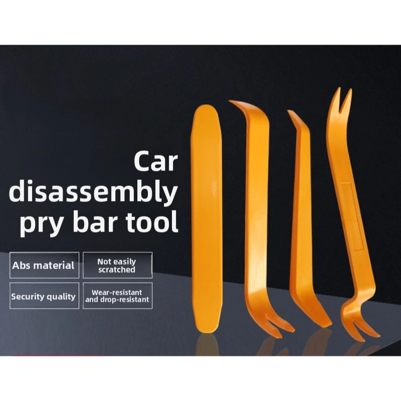 

4pcs Car Audio Disassembly Tool Plastic Spudger Door Panel Disassembly Snap-fitting Pry Plate Disassembly Tool