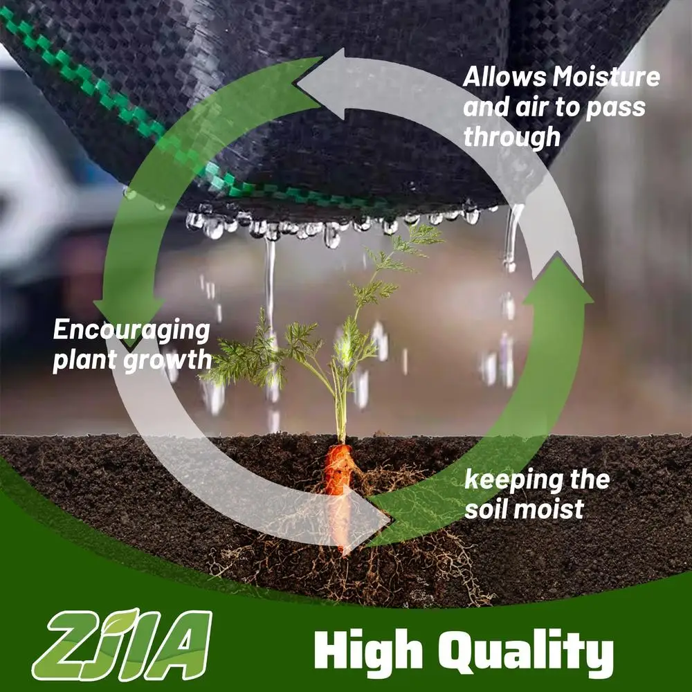 6FT x 300FT Premium Weed Barrier Landscape Fabric Heavy Duty Woven Geotextile with High Water Permeability and Breathability