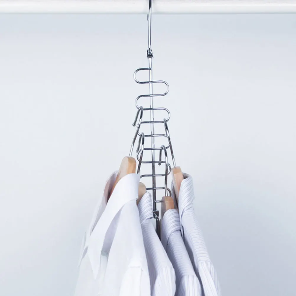 Estantes multifuncionales para ropa, estructura Simple, estante colgante para ropa, estante de almacenamiento de secado para el hogar, estante para ropa con múltiples agujeros, 2 uds.
