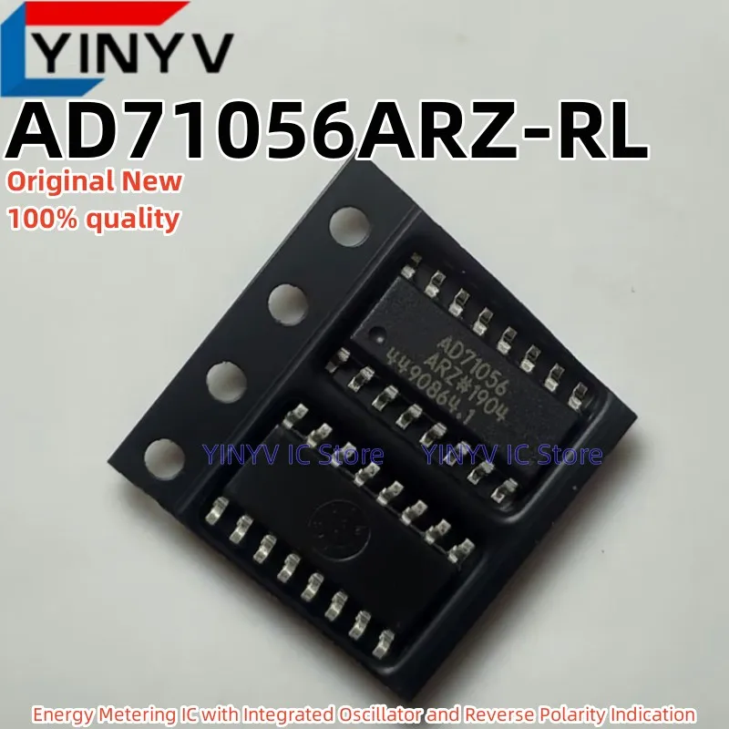 5-20Pcs AD71056ARZ-RL AD71056ARZ AD71056 SOP16 Energy Metering IC with Integrated Oscillator and Reverse Polarity Indication New