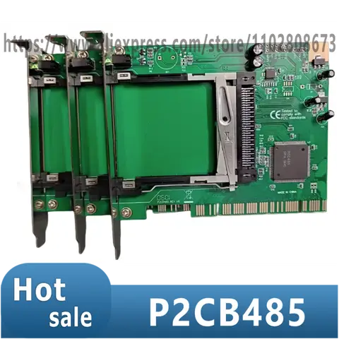 PCI to PCMCIA P2CB485 new PCI-PCMCIA PC card ATA P2 A2 card SRAM card reader supports 16/32 bit card bus function R5C485 chip