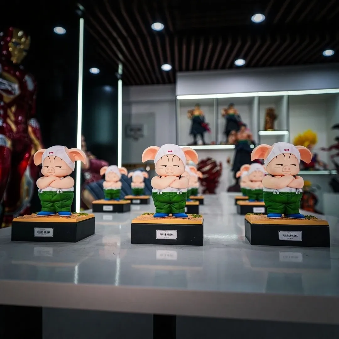 Figura de Oolong de la Serie Infancia de Dragon Ball de JT Studio, 13 cm, Modelo Clásico de la Saga Inicial, Figura de Anime Coleccionable