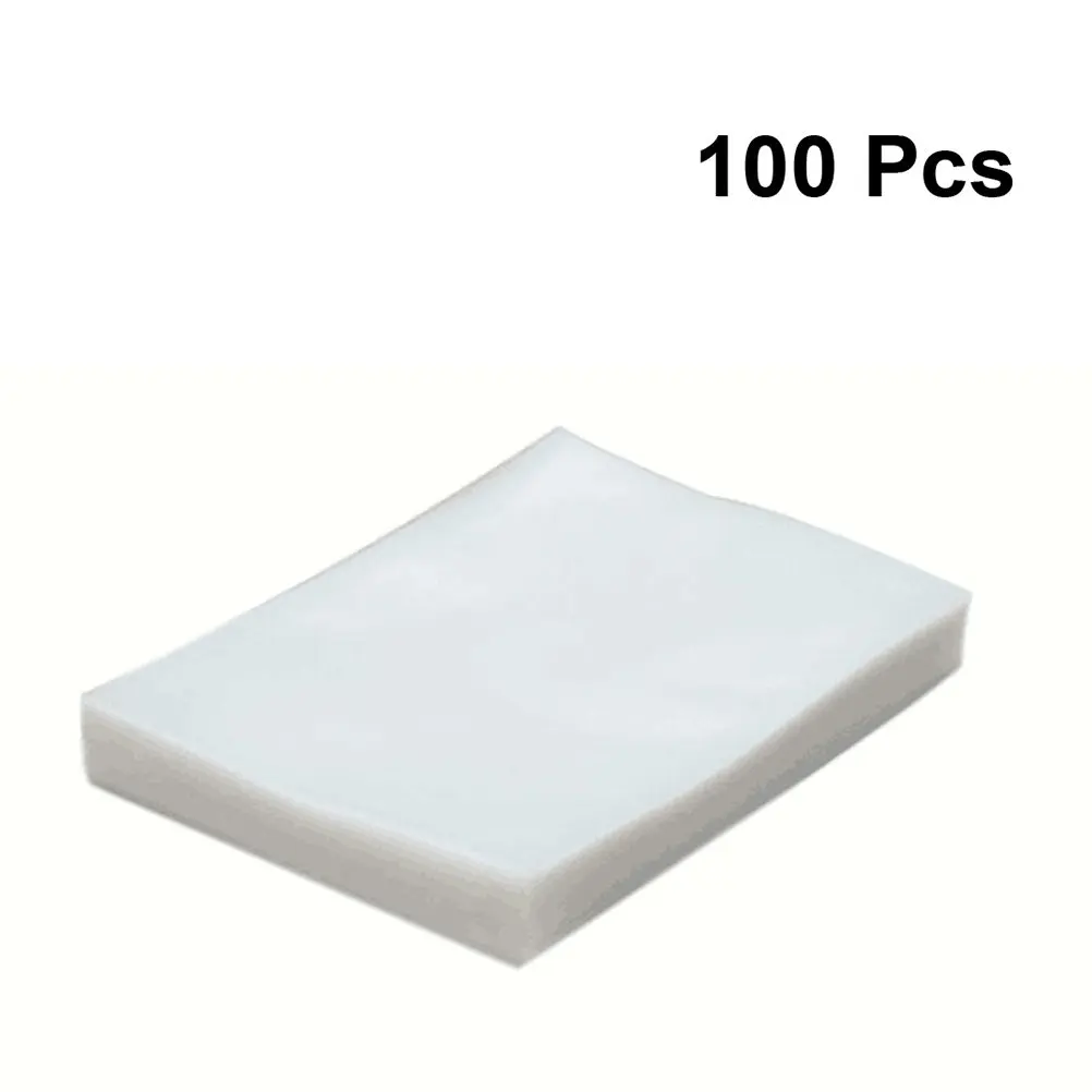 100Pcs Heavy Duty Vacuum Storage Bags Transparent for Commercial Semi Automatic Vacuum Machine Food Preservation