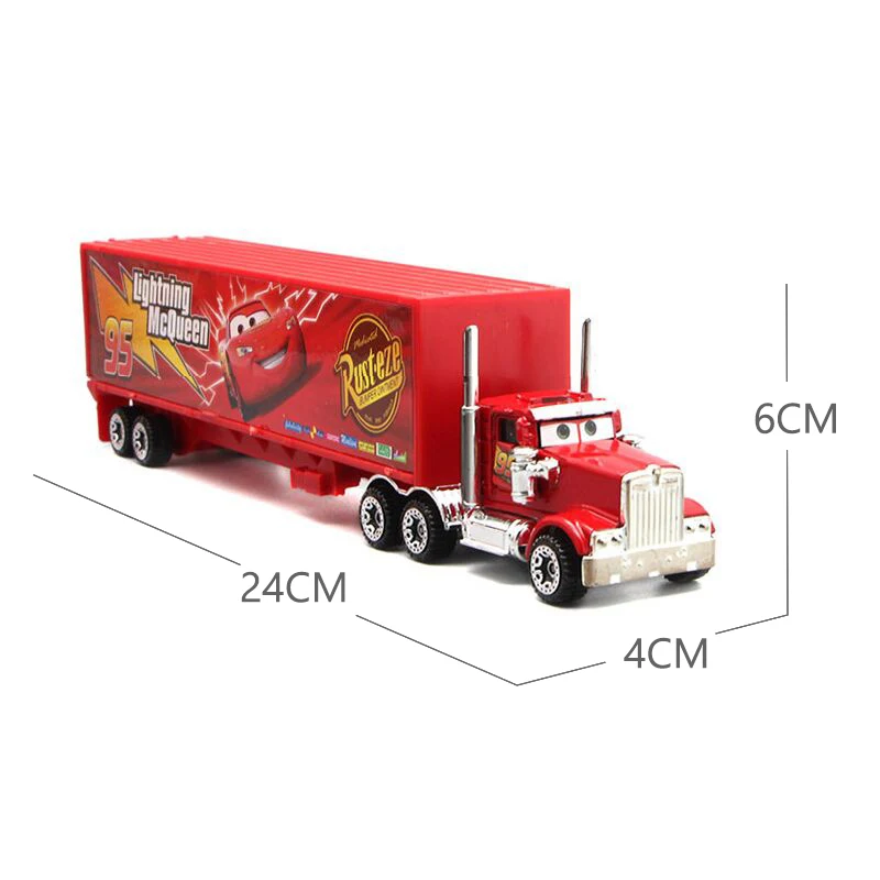 Cars Disney Pixar Cars 3 Toys Lightning McQueen Jackson Storm Mack Uncle Truck 1:55 Diecast Model Car Toy Children Birthday Gift