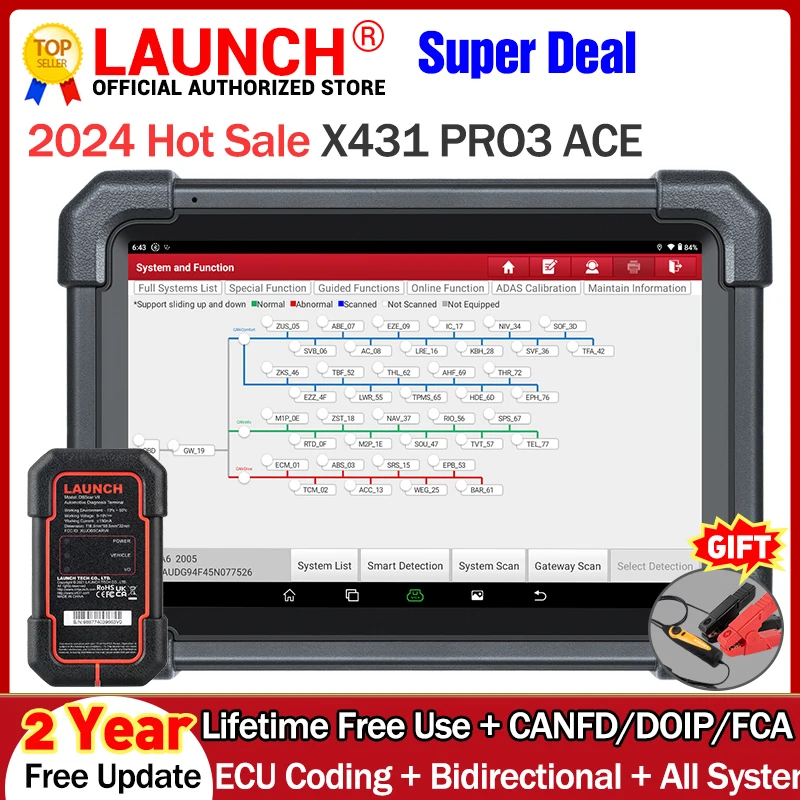 LAUNCH X431 PRO3 ACE – Najnowszy Narzędzie do Kodowania ECU i Diagnostyki Systemów Samochodowych