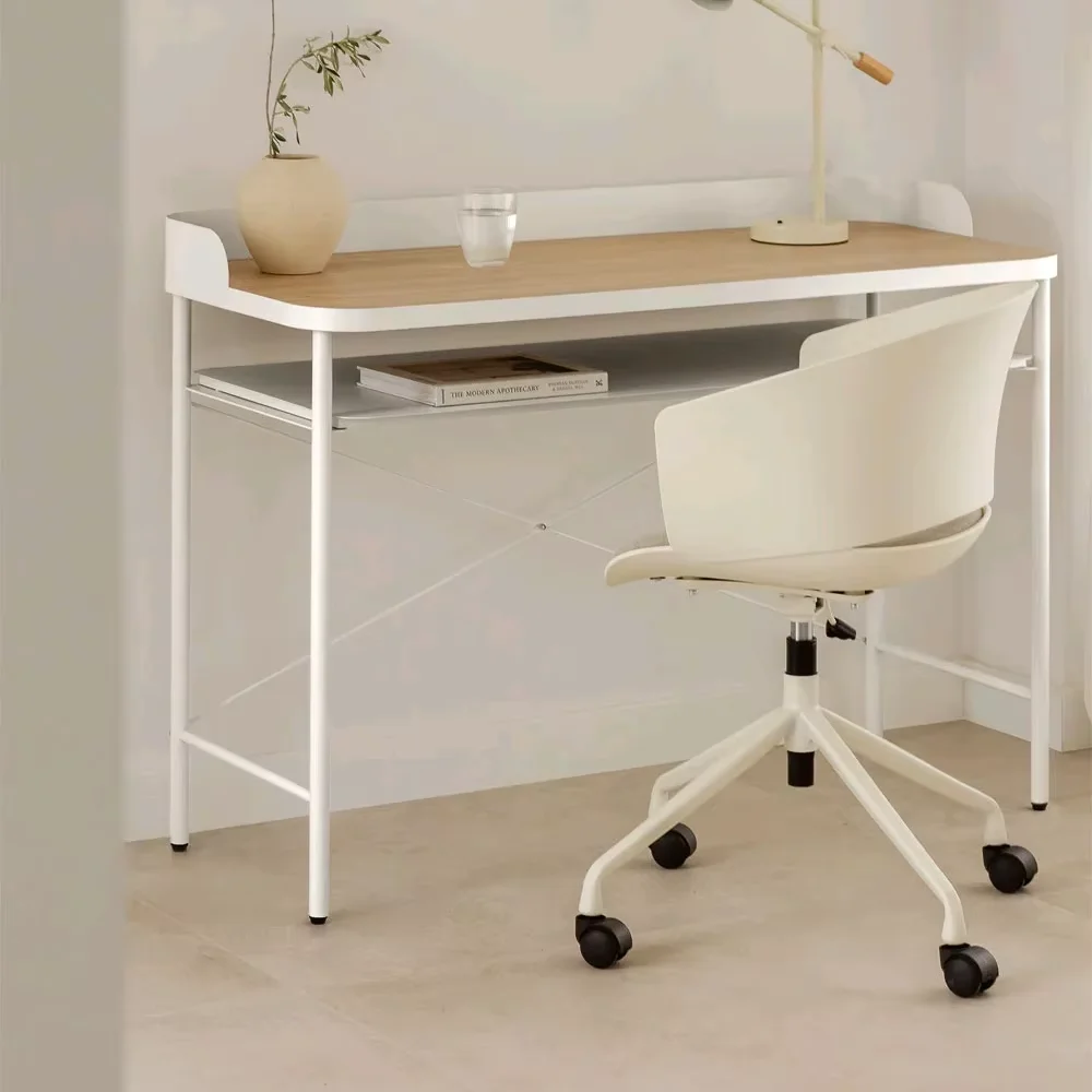 

！@Combohome Hig-end Quality Multi-function Home Kitchen Classic Design MDF Wood Iron Desk Office Table