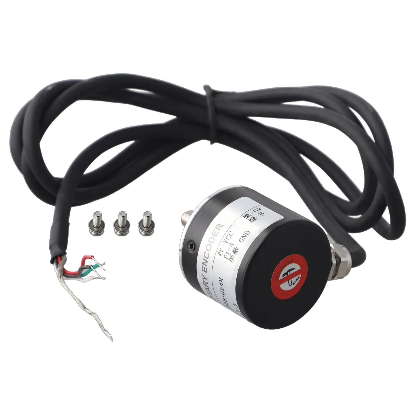 

Инкрементный оптический поворотный энкодер DC5-24V, твердый вал, 3-фазное управление движением, переключатель-энкодер, диаметр вала