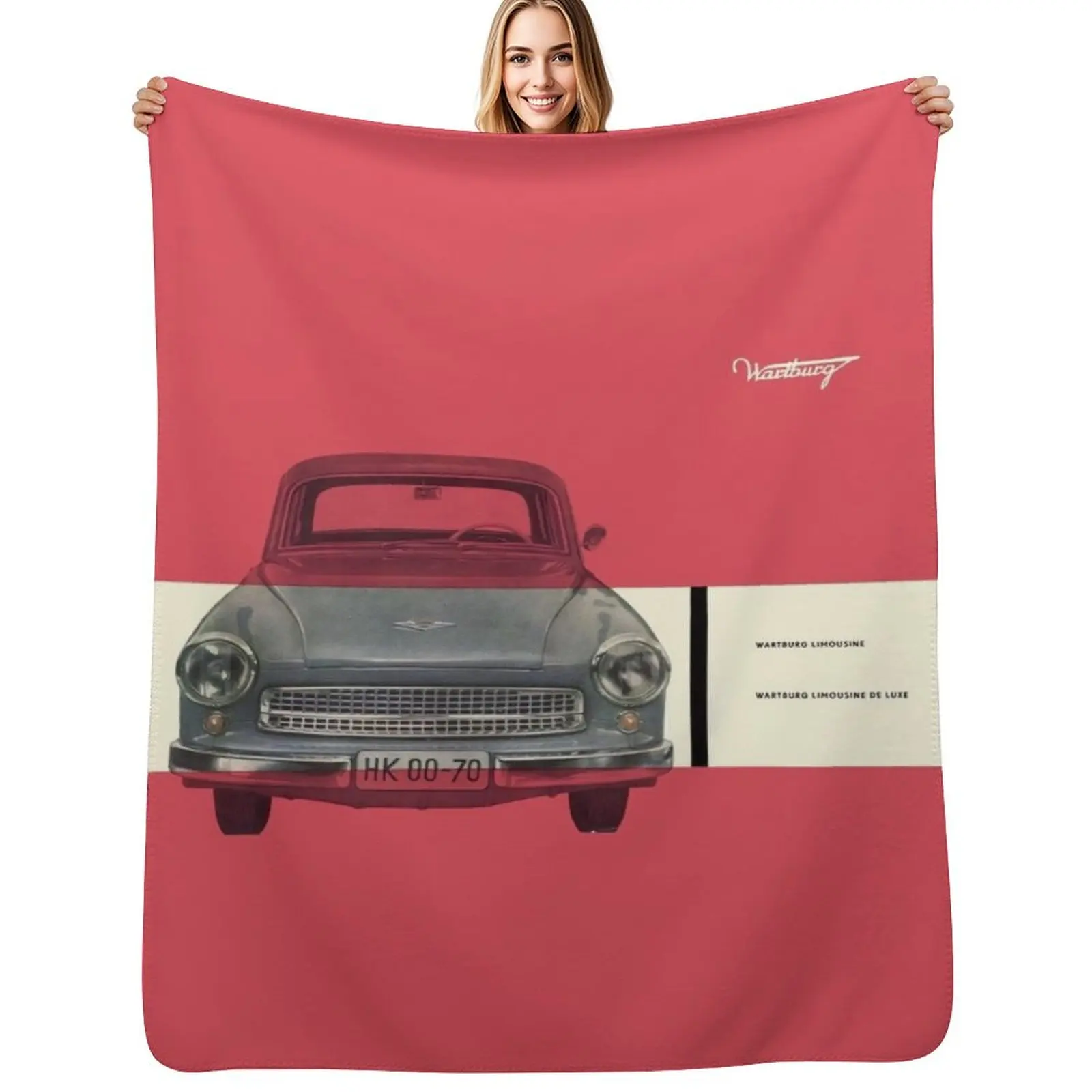 

WARTBURG Throw Blanket decorative funny gift Hair warm for winter Blankets