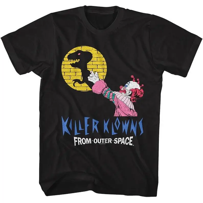 Killer Klowns from Outer Space Shadow Puppet Black T Shirt maniche lunghe o corte